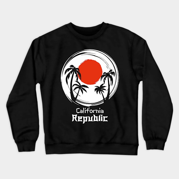 California Republic Crewneck Sweatshirt by Jennifer